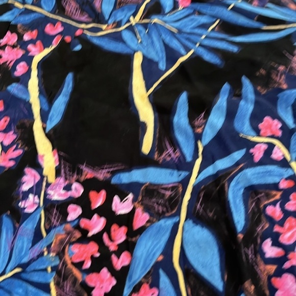 Anthropologie Maeve Elia Cold Shoulder Floral Dress Size 6 - Picture 4 of 10